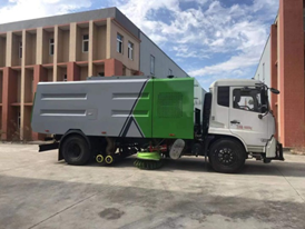 东风天锦干扫车